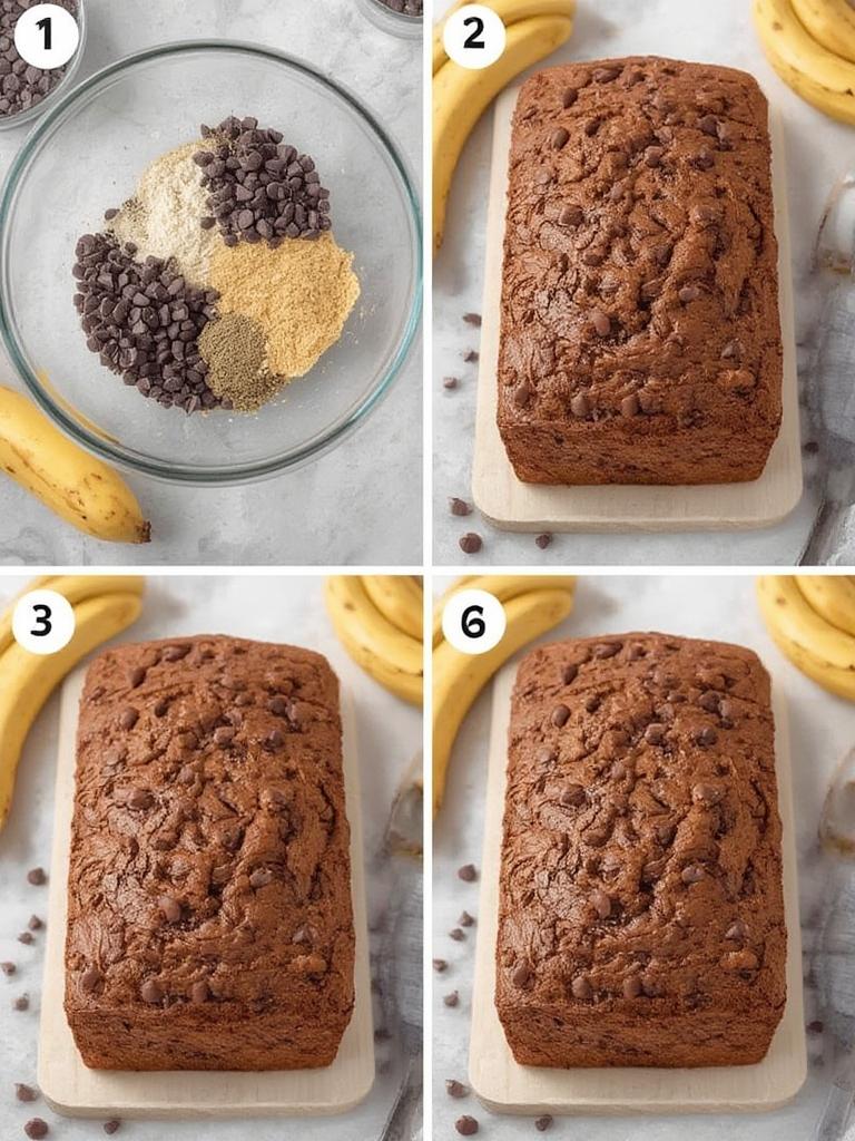Chocolate Chip Healthy Banana Bread 2