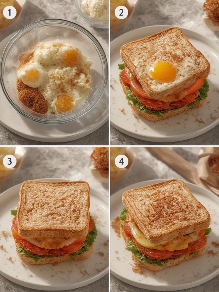 Healthy Breakfast Sandwich 2