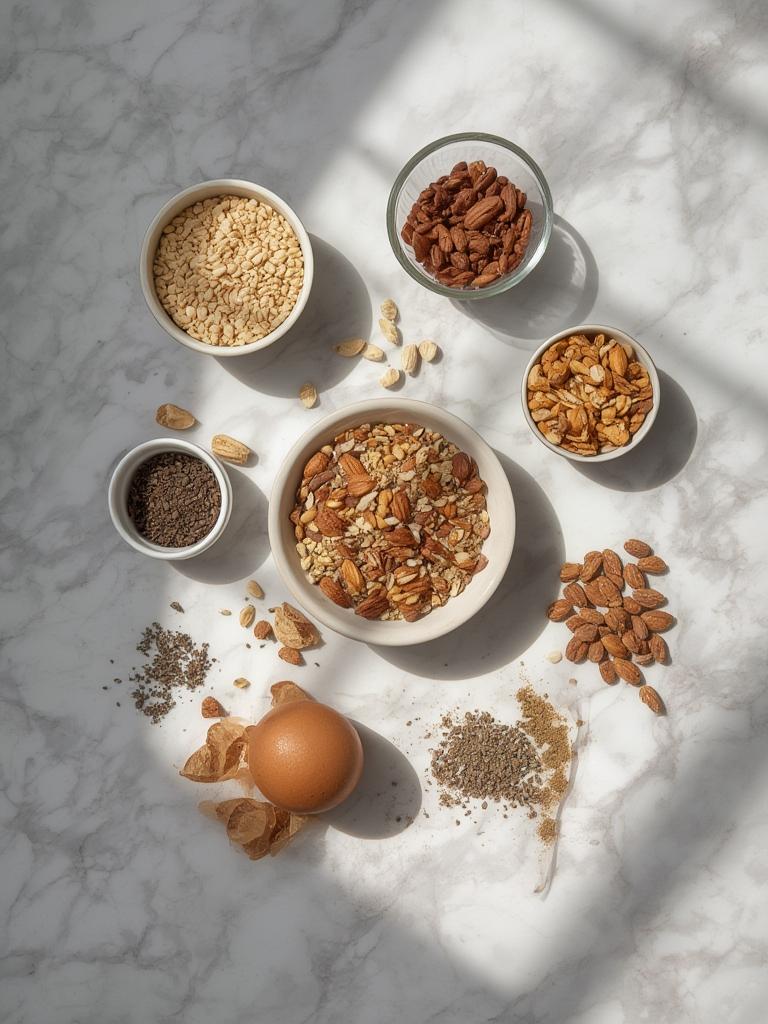 No-cook overnight muesli with nuts and seeds : Wake Up to Delicious Supercharged Energy! 2 No cook overnight muesli with nuts and seeds 1