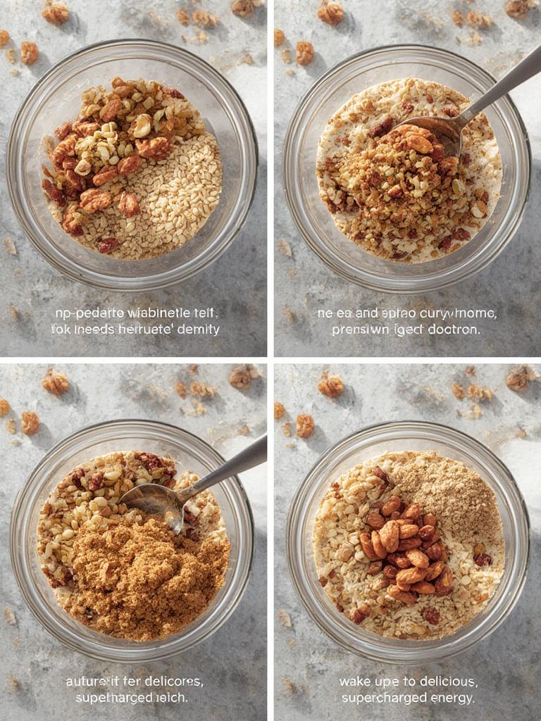 No-cook overnight muesli with nuts and seeds : Wake Up to Delicious Supercharged Energy! 3 No cook overnight muesli with nuts and seeds 2