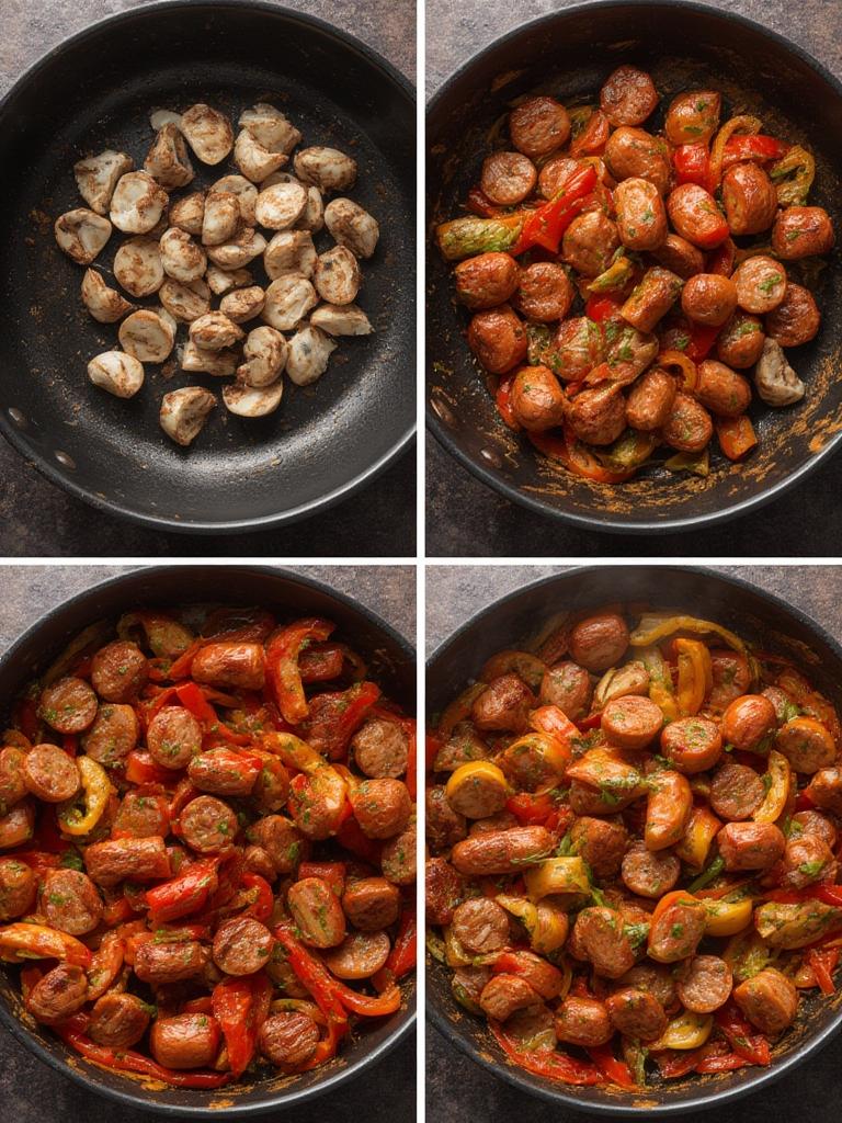 Quick Sausage and Peppers 2