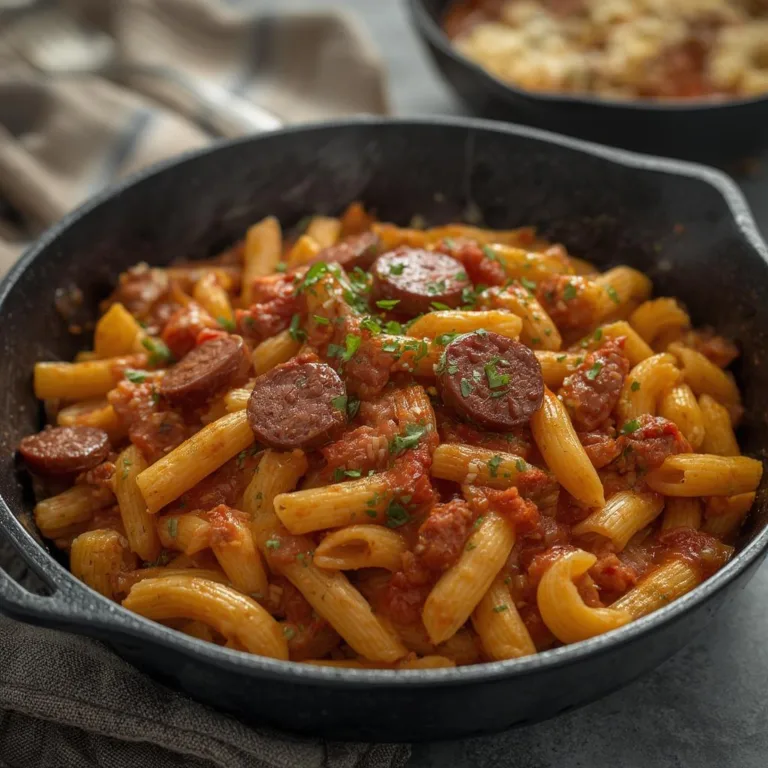 Smoked Sausage Skillet Pasta