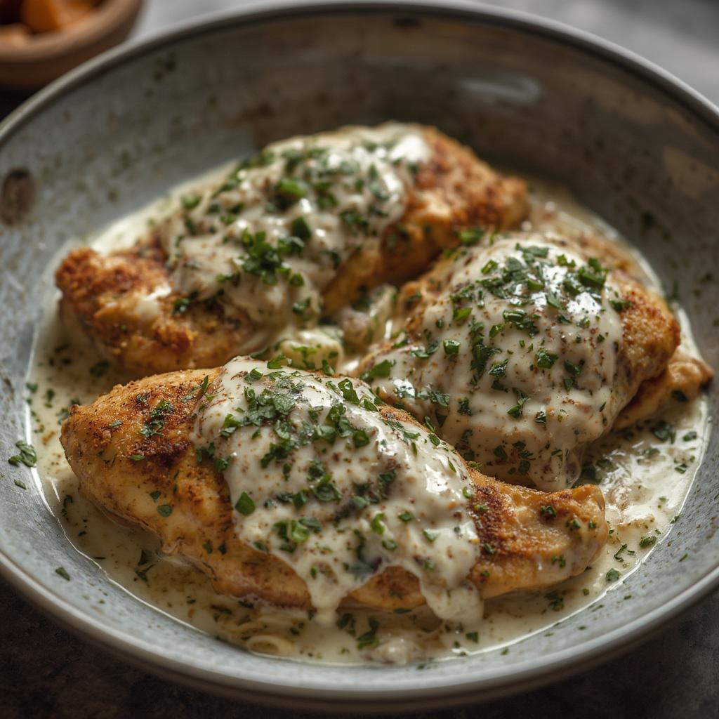 Sour Cream Chicken with Herbs
