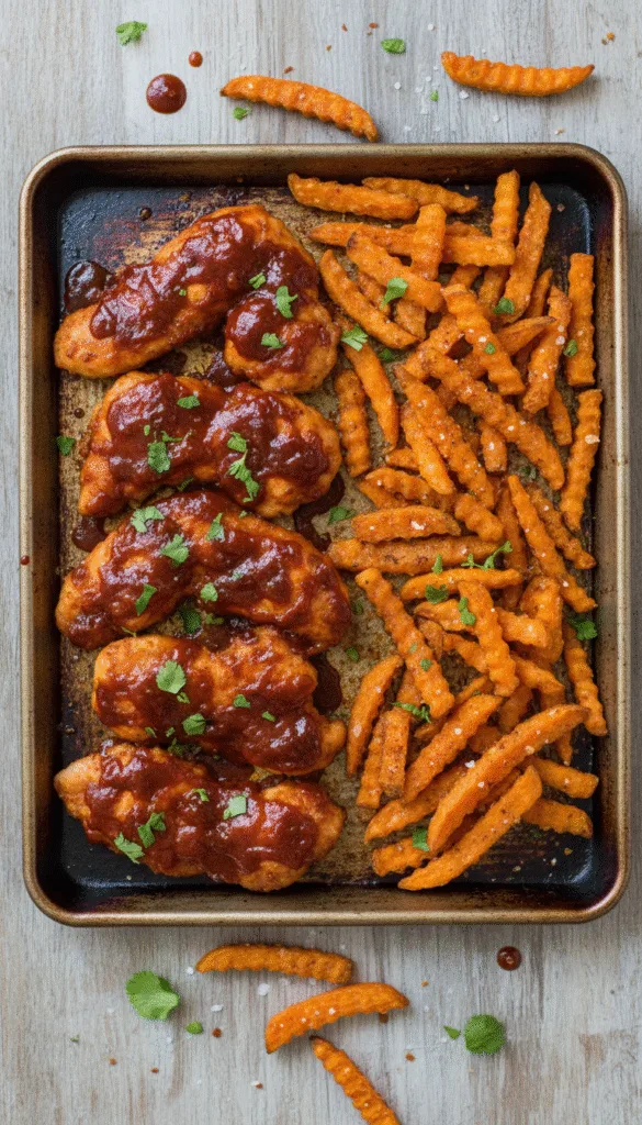 21 Easy Sheet Pan Dinners That Basically Cook Themselves 19 Original bbq chicken 202602131405
