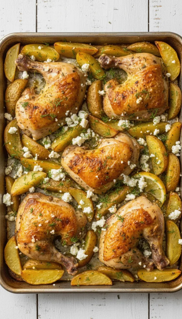 21 Easy Sheet Pan Dinners That Basically Cook Themselves 13 Original greek chicken 202602131401