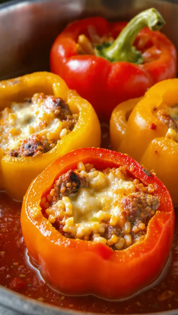 critique rewrite stuffed peppers is a common dish