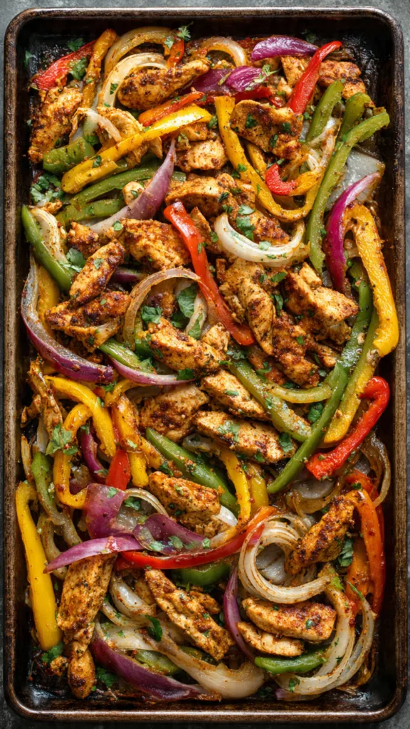 original sheet pan chicken fajitas pinterest frien